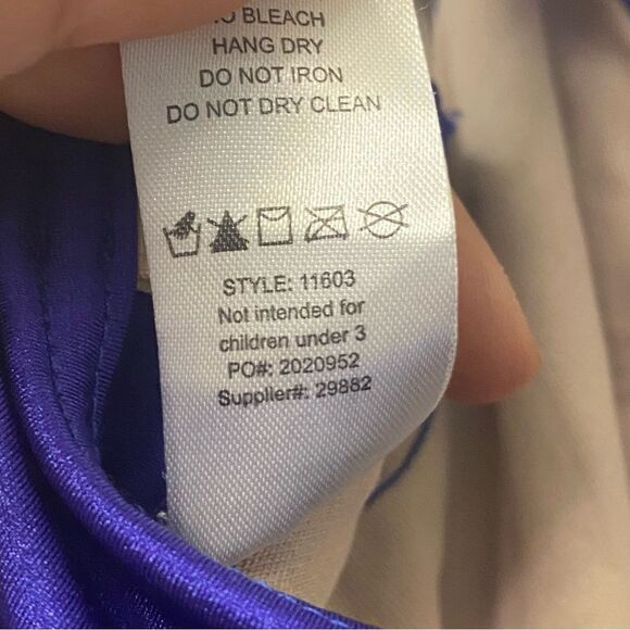 WEISSMAN Dance Costume ballet lyrical purple blue dress Just A Game 11603 SA - Picture 11 of 16